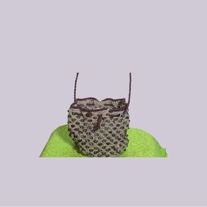 Elegant Crochet Bucket Bag